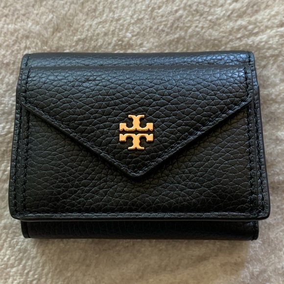 Tory Burch Handbags - Price drop  Tory Burch small black leather wallet